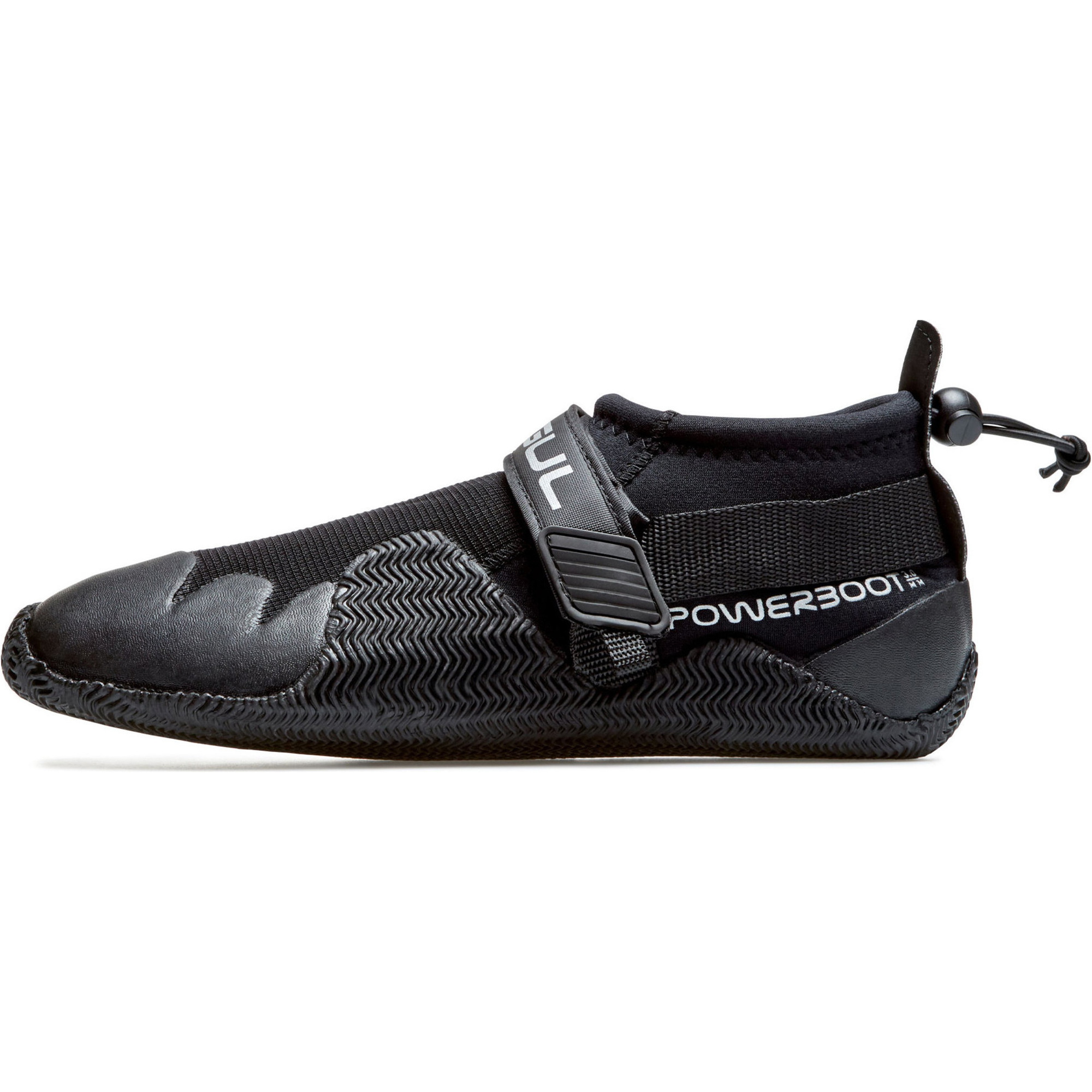2026 GUL Strapped Power Slipper 3mm Wetsuit Shoe BO1265-B7 - Black